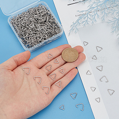 600Pcs 3 Style 304 Stainless Steel Triangle Linking Ring&nbsp;STAS-SP0001-79