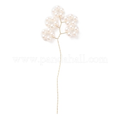 ABS Imitation Pearl Beaded Pendant&nbsp;GLAA-K060-04G