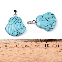 Synthetic Turquoise Pendants&nbsp;G-T138-208F