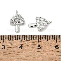 SHEGRACE Brass Micro Pave Cubic Zirconia Pendants&nbsp;XGRQ3D099-503P