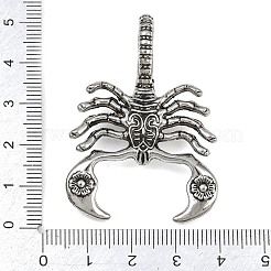 Tibetan Style Alloy Pendants&nbsp;AL-CBA2376-02AS