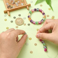 100Pcs 4 Colors Zinc Alloy Spacer Beads&nbsp;FIND-YW0004-20