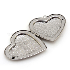 Tarnish Resistant 304 Stainless Steel Photo Locket Pendants&nbsp;X-STAS-S046-08