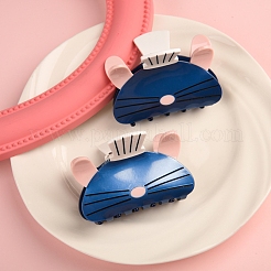 Cellulose Acetate(Resin) Claw Hair Clips&nbsp;PW-WG364EB-01