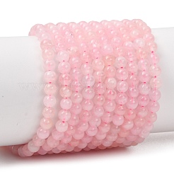 Natural Morganite Beads Strands&nbsp;G-F602-12-4mm