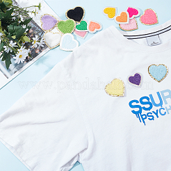 16Pcs 16 Style Towel Cloth Computerized Embroidery Cloth Iron On/Sew On Patches&nbsp;DIY-CA0003-15