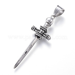 316 Surgical Stainless Steel Big Pendants&nbsp;STAS-F059-AS