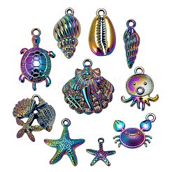 20Pcs 10 Style Alloy Pendants&nbsp;FIND-LS0001-22MC