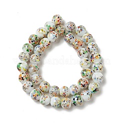 Handmade Lampwork Beads Strand&nbsp;LAMP-C008-02B