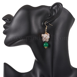 3 Pairs Natural & Synthetic Mixed Stone Dangle Earrings&nbsp;EJEW-MZ00722
