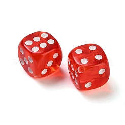 Spray Printed Transparent Acrylic Beads&nbsp;AC-CBA40CF-01F