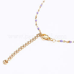 PVD Vacuum Plating 304 Stainless Steel Link Chain Necklaces&nbsp;NJEW-JN03458