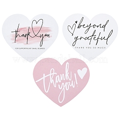 20Pcs Coated Paper Thank You Greeting Card&nbsp;DIY-YW0012-24C