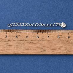 Rack Plating Brass Ends with Chain and Charms&nbsp;KK-F873-10S