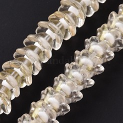 Transparent Glass Beads Strands&nbsp;LAMP-H061-01D-02