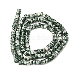 Natural Green Spot Jasper Heishi Beads Strands&nbsp;G-A299-A22-01