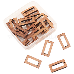 20Pcs Walnut Wood Pendants&nbsp;WOOD-CJ0001-21