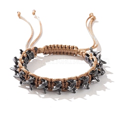Alloy Beads Braided Bead Bracelets&nbsp;WG69B67-02