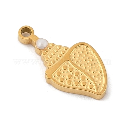 304 Stainless Steel Enamel Pendants&nbsp;STAS-U039-09G