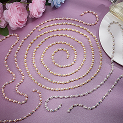 6 Yards 3 Colors AB Color Rhinestones Cup Chains&nbsp;LCHA-NB0001-02