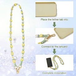 Alloy with Weave Cotton for DIY Keychains&nbsp;AJEW-CJ0001-32A