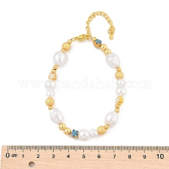 Brass Beads Bracelets for Women&nbsp;BJEW-Z089-02G
