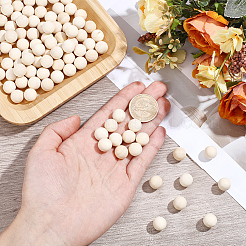 150Pcs Unfinished Wood Beads&nbsp;WOOD-PA0001-83B