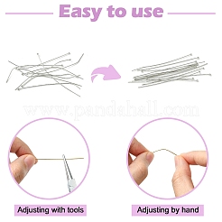 180Pcs 2 Colors Brass Ball Head Pins&nbsp;KK-YW0002-33