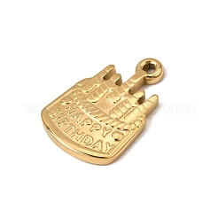 Birthday 304 Stainless Steel Pendants&nbsp;SA-CBA9B1E-09G