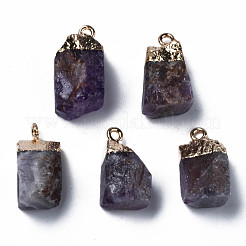 Natural Amethyst Pendants&nbsp;G-Q998-035A