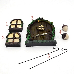 Resin Hanging Display Decorations&nbsp;DJEW-WH0010-89