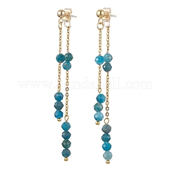 Natural Mixed Stone Ear Studs&nbsp;EJEW-JE05945
