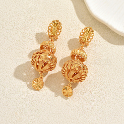 Geometric Lantern Alloy Tassel Dangle Stud Earrings for Women Party and Festive Wear&nbsp;UN7488