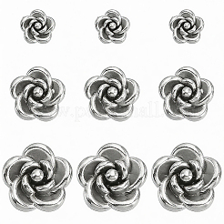 30Pcs 3 Styles 304 Stainless Steel Beads&nbsp;STAS-PA0001-15