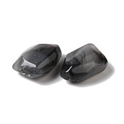 Two-tone Opaque Acrylic Beads&nbsp;OACR-G015-08