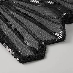 Detachable Polyester Sequin Shawl&nbsp;AJEW-WH20072-14