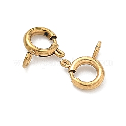 304 Stainless Steel Spring Ring Clasps&nbsp;STAS-Z178-22G-01