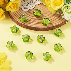 10Pcs Handmade Lampwork Beads&nbsp;LAMP-TADJ0001-01H