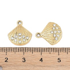 Alloy Crystal Rhinestone Pendants&nbsp;FIND-M018-14G