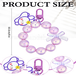 1Pc Acrylic Pendant Decorations&nbsp;HJEW-LP0002-11E