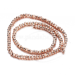 Electroplate Non-magnetic Synthetic Hematite Beads Strands&nbsp;G-A170-02E-RG
