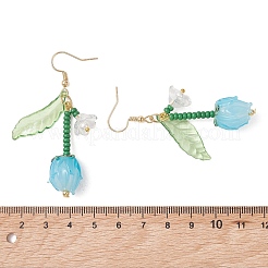Acrylic & Lampwork Dangle Earrings&nbsp;EJEW-MZ00711
