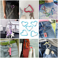 5Pcs Zinc Alloy Spring Gate Rings&nbsp;FIND-TA0009-73L