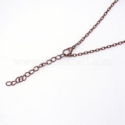 Brass Natural Mixed Stone Pendant Necklaces&nbsp;NJEW-WH0011-03