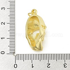 Halloween Theme Rack Plating Brass Pendants&nbsp;KK-Z067-14G-01