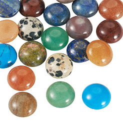 20Pcs Natural & Synthetic Mixed Gemstone Cabochons&nbsp;G-TA0002-76A
