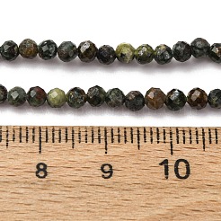 Natural Seraphinite Beads Strands&nbsp;G-RM2025-A42-3mm