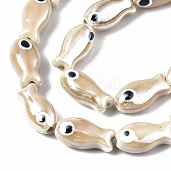 Handmade Porcelain Ceramic Beads Strands&nbsp;PORC-T006-03K