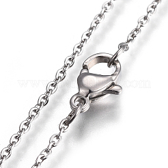 Non-Tarnish 304 Stainless Steel Pendant Necklaces&nbsp;NJEW-O109-01P