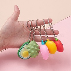 Fruit Theme PVC Pendants Keychain&nbsp;KEYC-YW0001-15